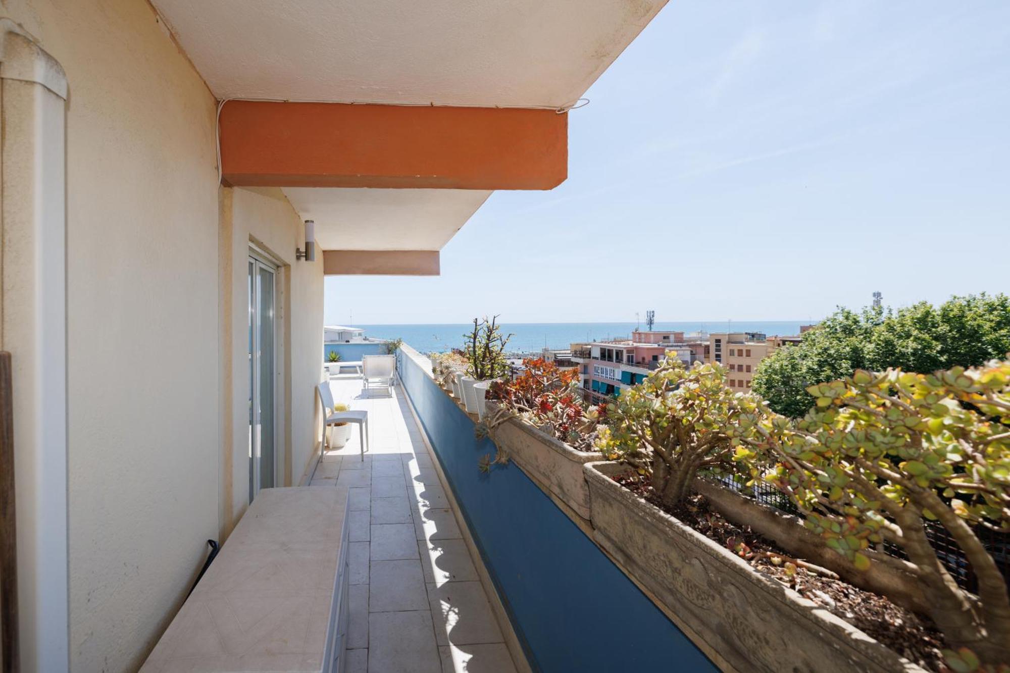 Ferienwohnung Attico Lux Lido di Ostia Exterior foto